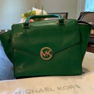 Kelly Green Michael Kors Bag